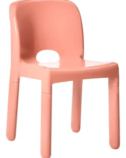 Beliani Set di 4 sedie da giardino BETIM Corallo Rosso