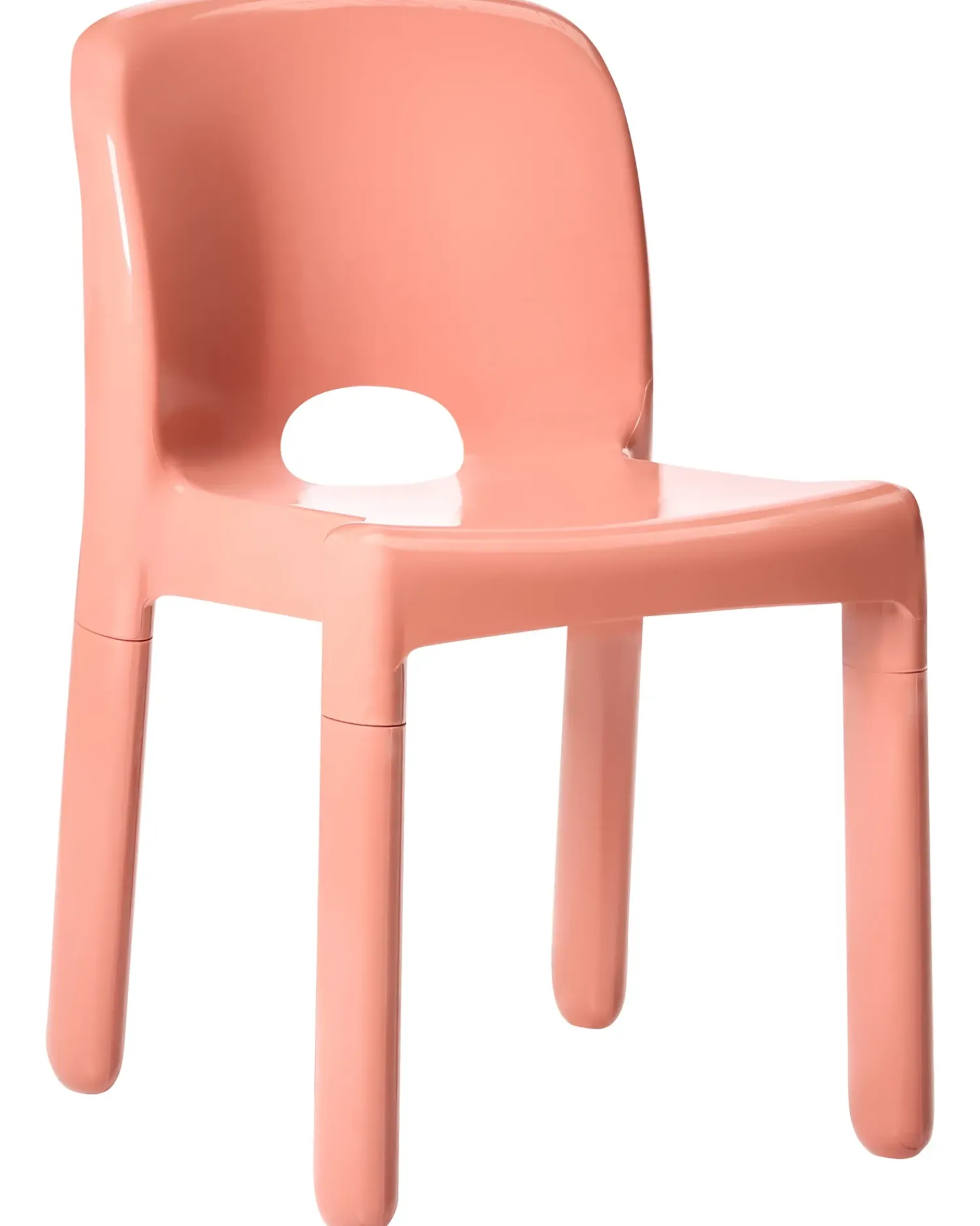 Beliani Set di 4 sedie da giardino BETIM Corallo Rosso