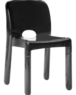 Hot Beliani Set di 4 sedie da giardino BETIM Nero