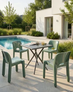 Sale Beliani Set di 4 sedie da giardino BETIM Verde