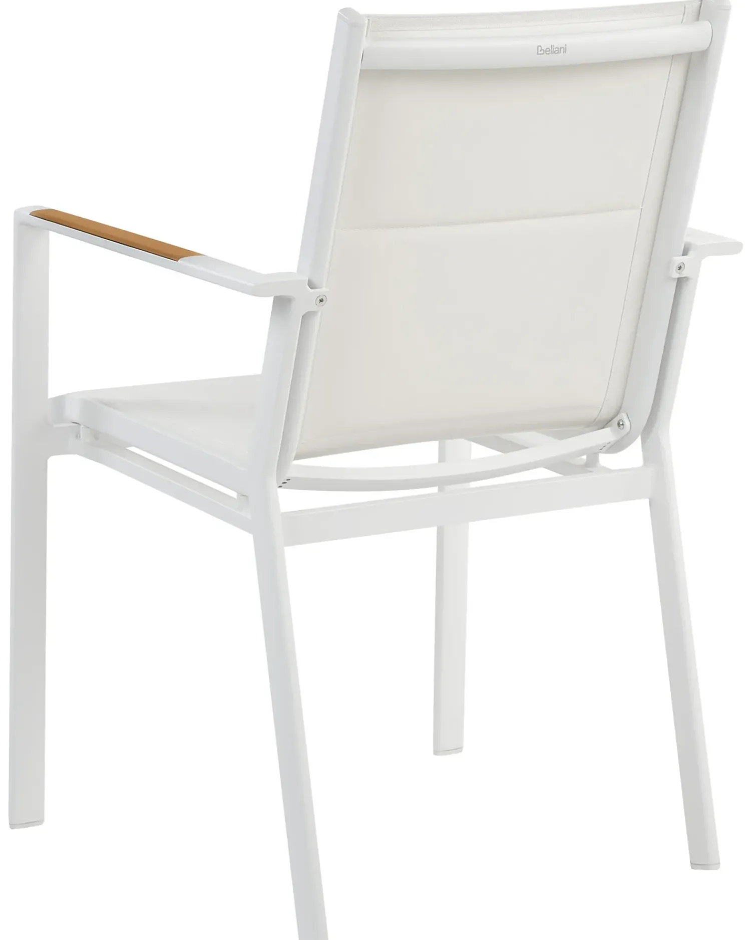 Hot Beliani BUSSETO Metallo Bianco Bianco Marrone