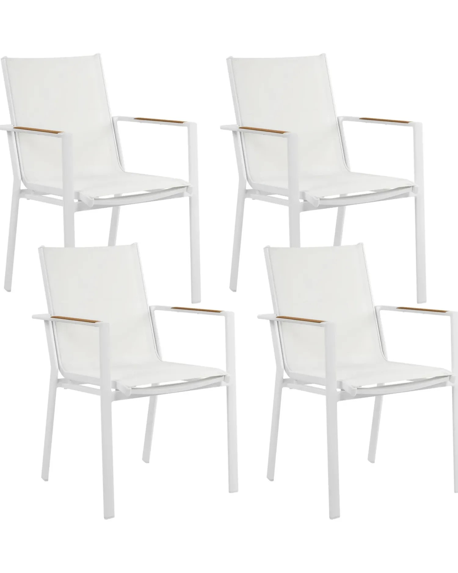 Hot Beliani BUSSETO Metallo Bianco Bianco Marrone