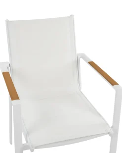 Hot Beliani BUSSETO Metallo Bianco Bianco Marrone