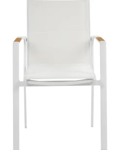 Beliani BUSSETO Metallo Bianco Bianco Marrone