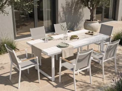 Sale Beliani BUSSETO Metallo Grigio Bianco Marrone Grigio
