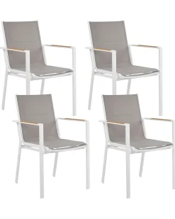 Sale Beliani BUSSETO Metallo Grigio Bianco Marrone Grigio