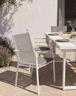 Sale Beliani BUSSETO Metallo Grigio Bianco Marrone Grigio