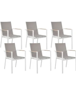 Clearance Beliani BUSSETO Metallo Grigio Bianco Marrone Grigio