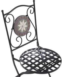 Beliani CARIATI Metallo Nero