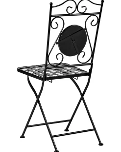 Online Beliani CARPINO Metallo Nero Grigio Oro Nero