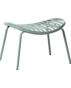 Clearance Beliani Set di 2 sedie da giardino CASPERIA con poggiapiedi Verde
