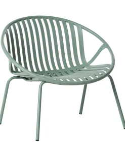 Clearance Beliani Set di 2 sedie da giardino CASPERIA con poggiapiedi Verde