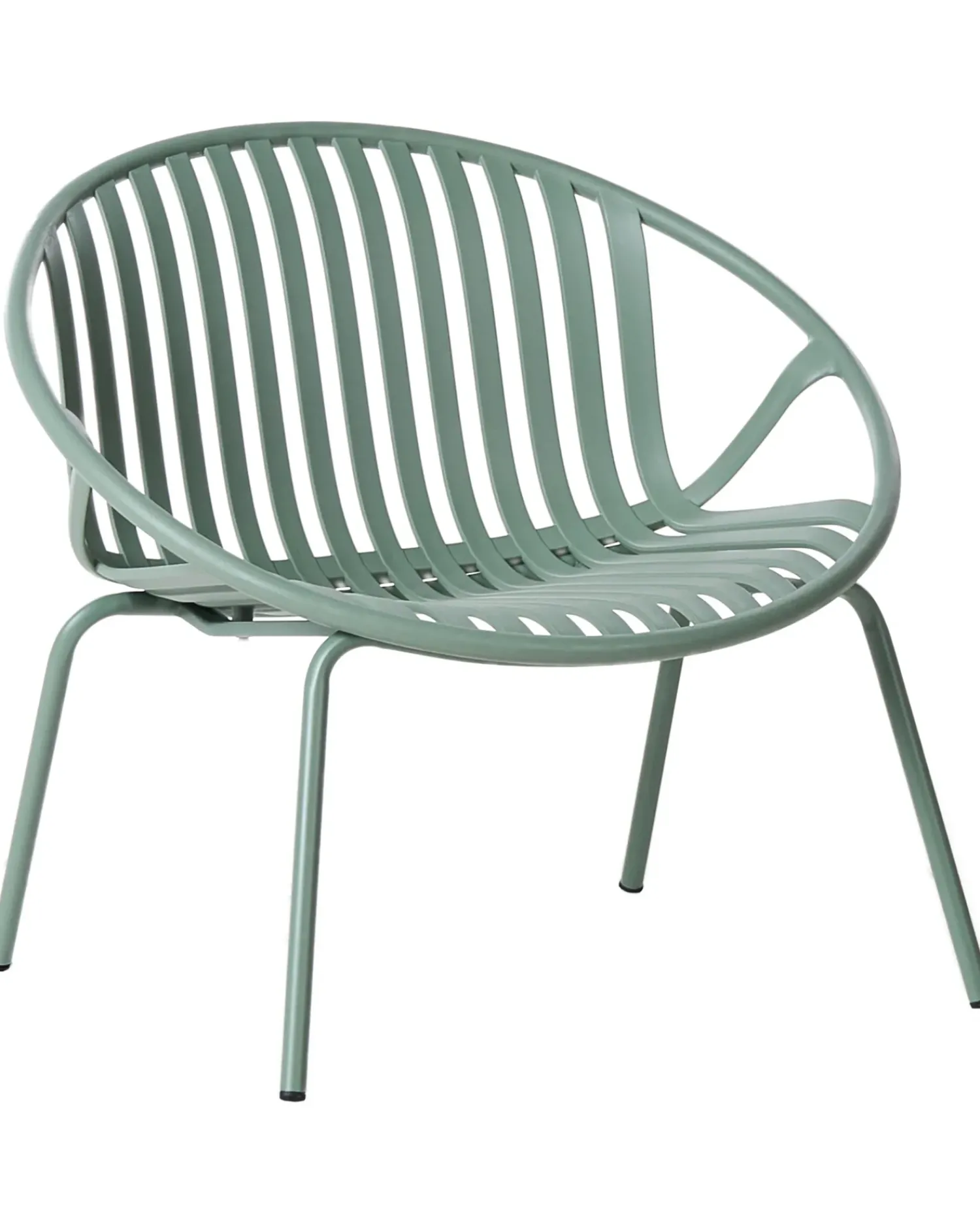 Clearance Beliani Set di 2 sedie da giardino CASPERIA con poggiapiedi Verde