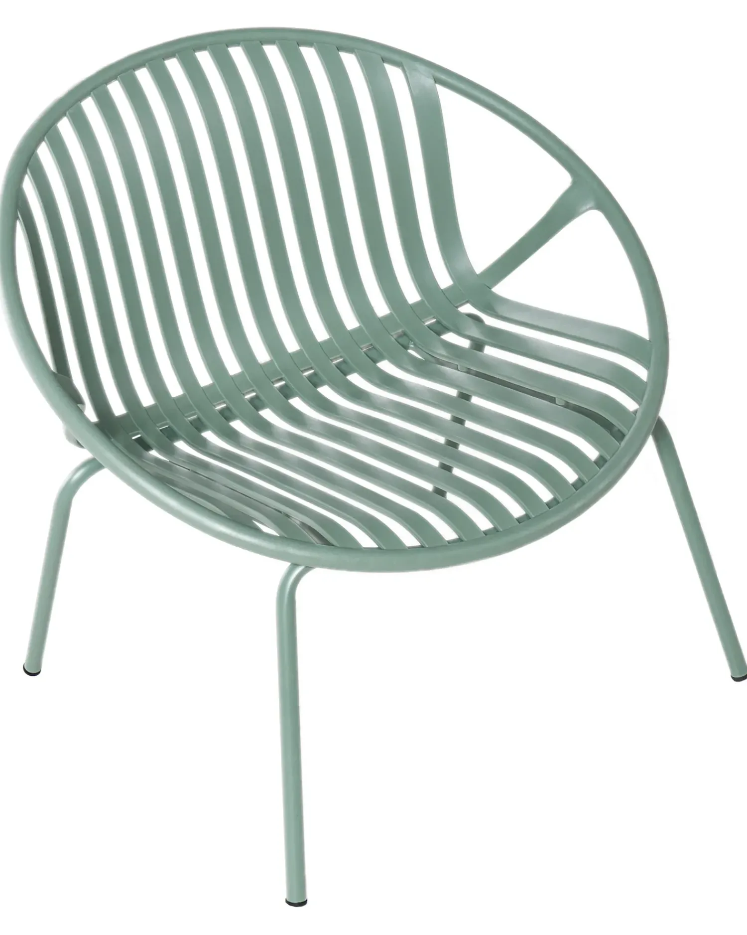 Clearance Beliani Set di 2 sedie da giardino CASPERIA con poggiapiedi Verde