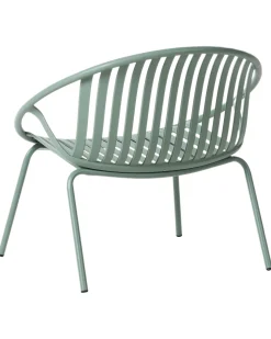 Clearance Beliani Set di 2 sedie da giardino CASPERIA con poggiapiedi Verde