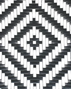 Clearance Beliani CASPRI Rattan sintetico (PE) Nero/Bianco Bianco Marrone Nero