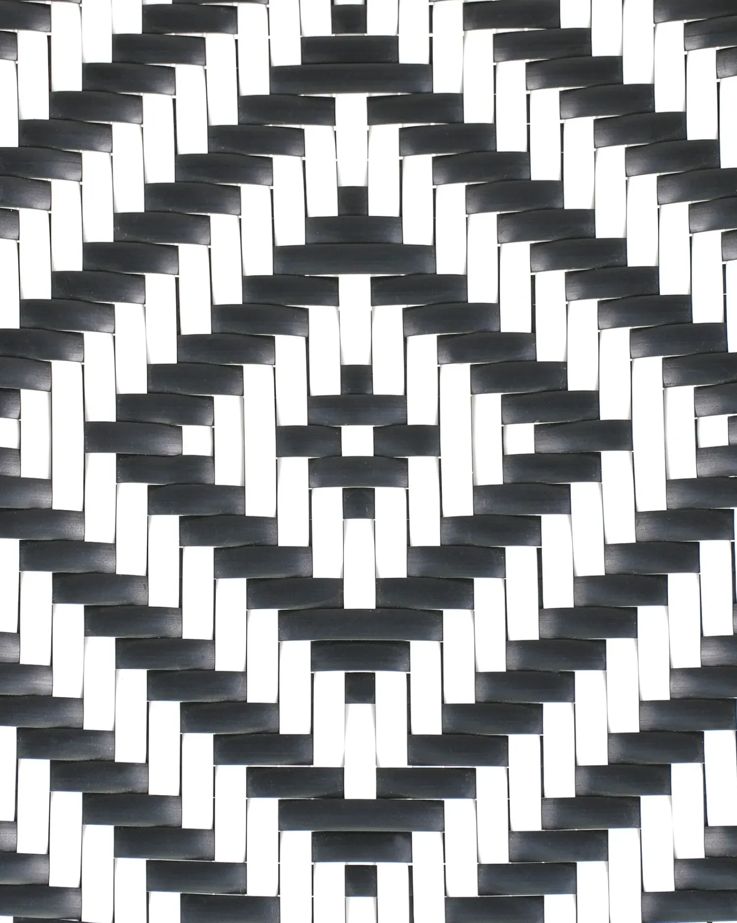 Clearance Beliani CASPRI Rattan sintetico (PE) Nero/Bianco Bianco Marrone Nero