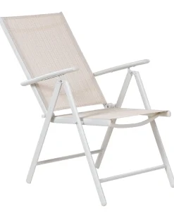 Clearance Beliani CATANIA Metallo Beige Bianco Beige