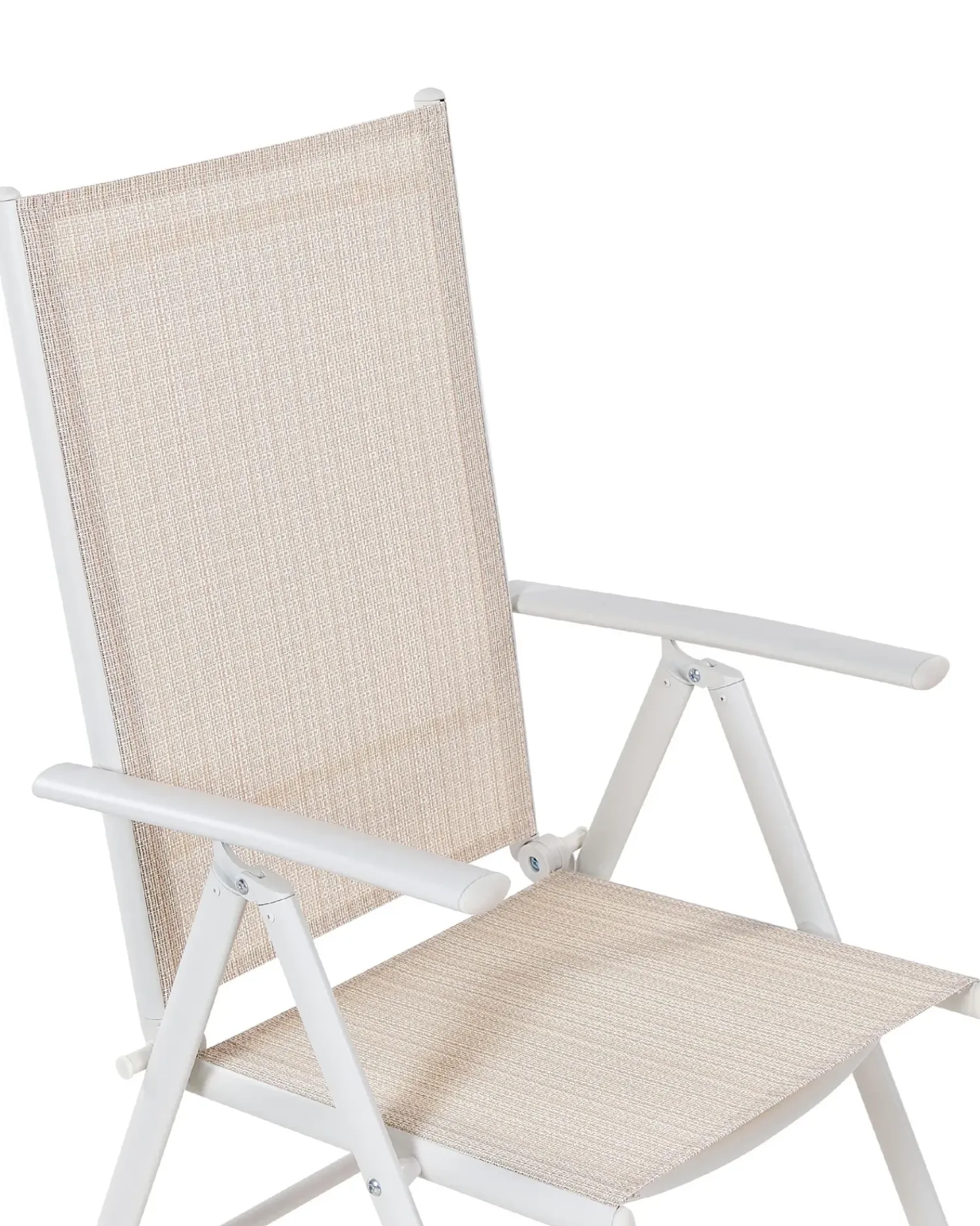 Clearance Beliani CATANIA Metallo Beige Bianco Beige