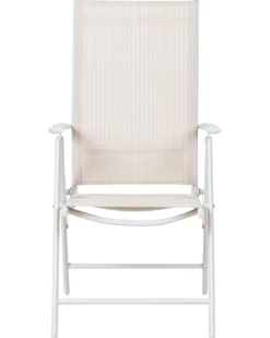 Clearance Beliani CATANIA Metallo Beige Bianco Beige