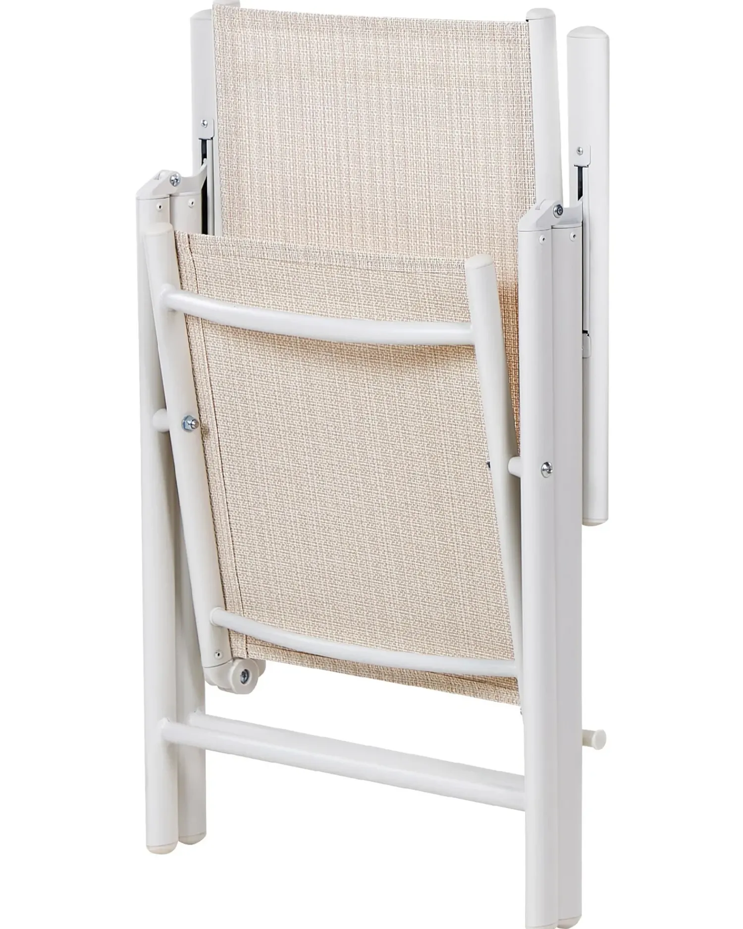 Clearance Beliani CATANIA Metallo Beige Bianco Beige