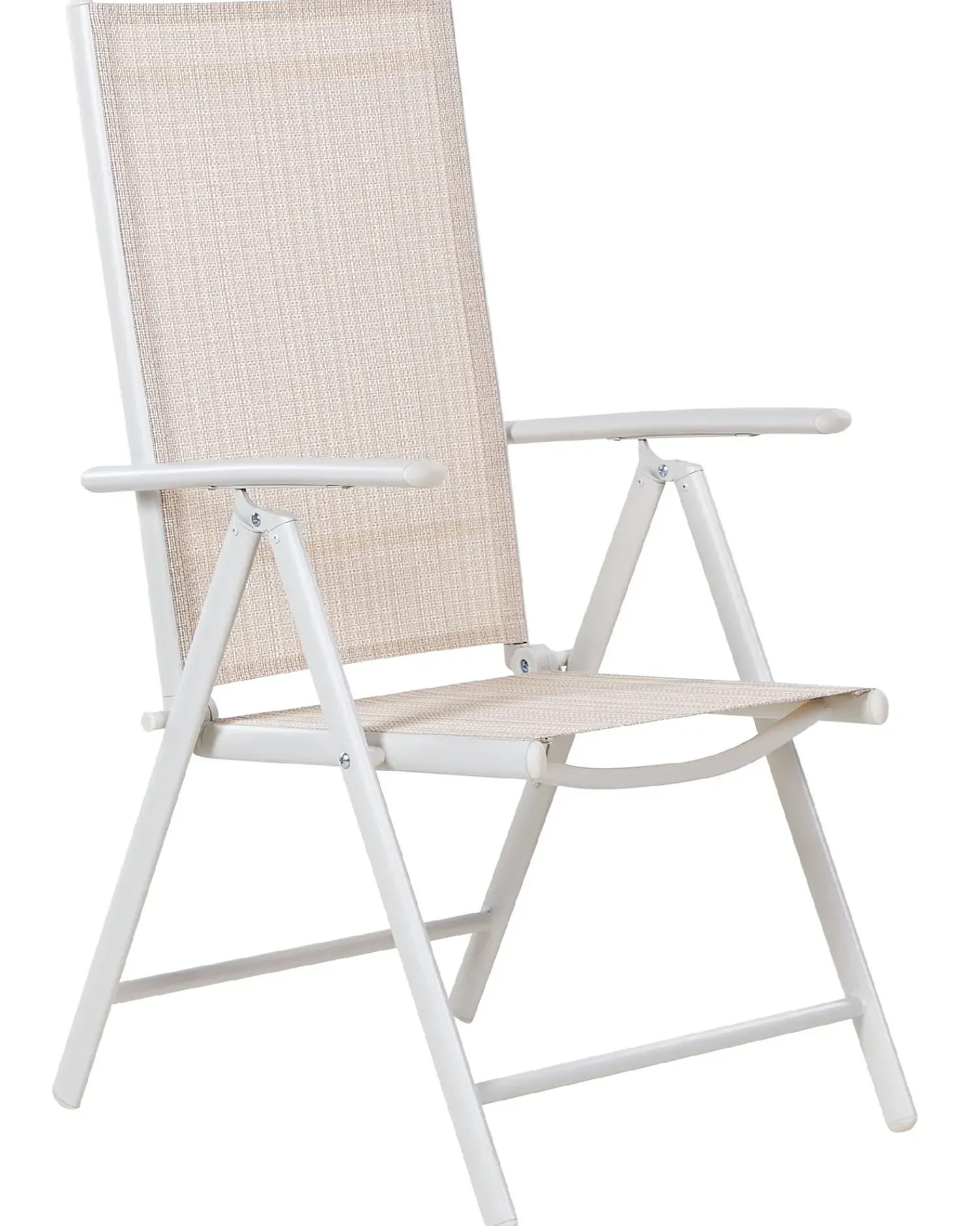 Clearance Beliani CATANIA Metallo Beige Bianco Beige
