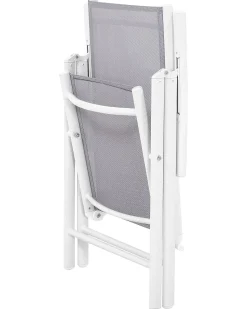 Best Beliani CATANIA Metallo Grigio Bianco Grigio