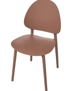 Hot Beliani Set di 4 sedie da giardino CEARA Marrone