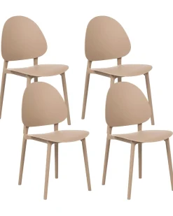 Sale Beliani Set di 4 sedie da giardino CEARA Beige