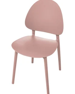 Best Beliani Set di 4 sedie da giardino CEARA Rosa