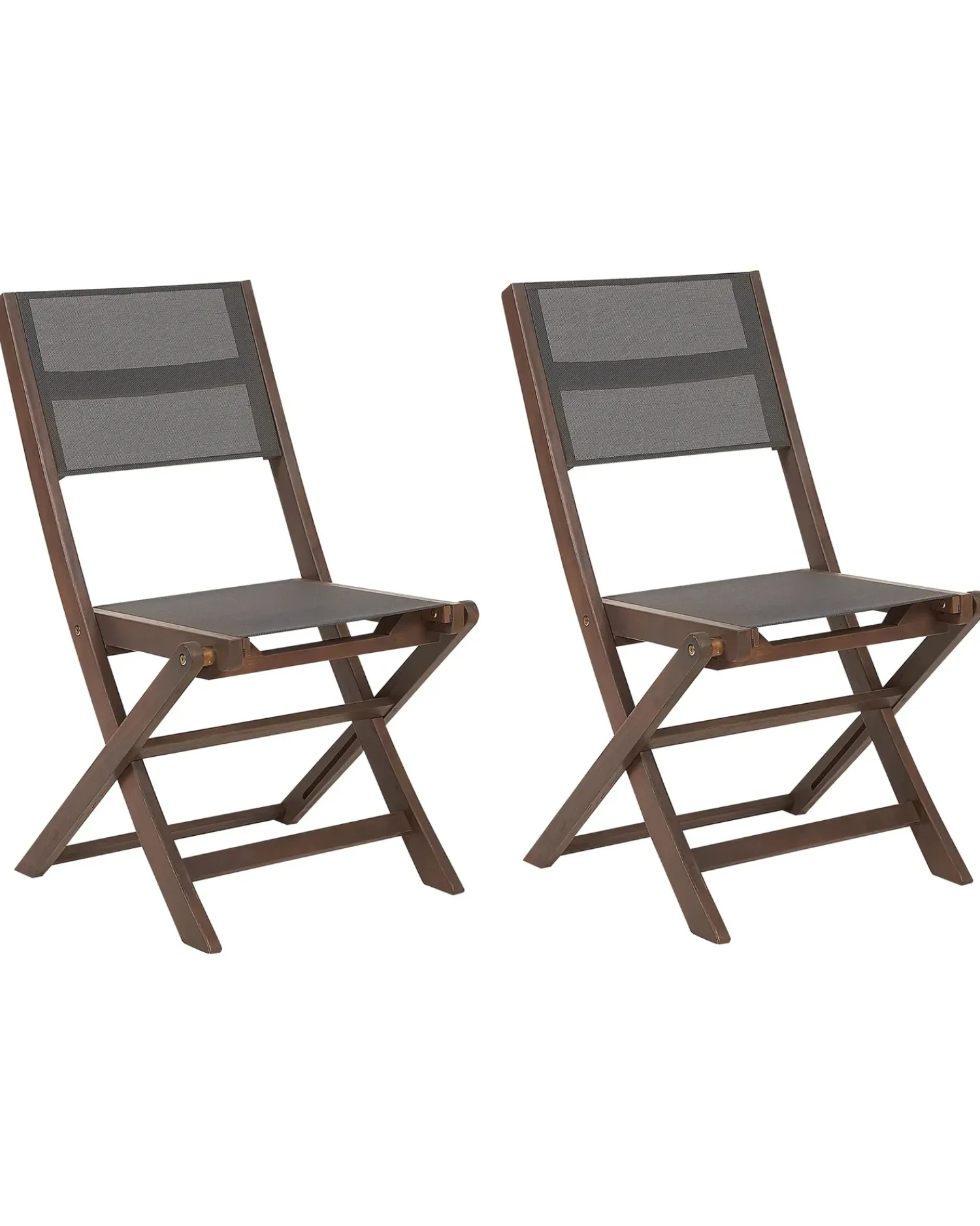 Discount Beliani CESANA Legno d'acacia Marrone scuro Marrone Grigio