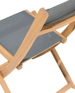 Best Beliani CESANA Legno d'acacia Marrone chiaro Marrone Grigio