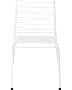 Online Beliani Set di 2 sedie da giardino CHIEVE Metallo Bianco