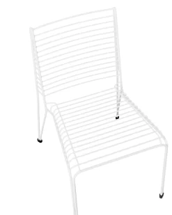 Online Beliani Set di 2 sedie da giardino CHIEVE Metallo Bianco