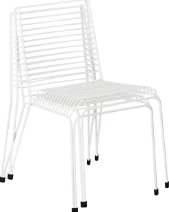 Online Beliani Set di 2 sedie da giardino CHIEVE Metallo Bianco
