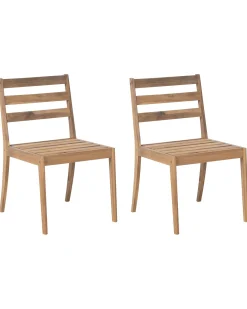 Online Beliani CHIOGGIA Legno di acacia certificato chiaro Marrone
