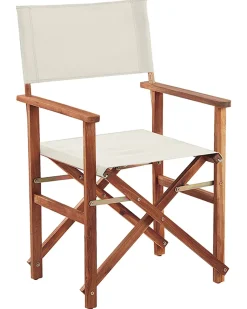 Best Beliani Set di 2 sedie da giardino CINE Legno d'acacia Multicolore Arancione Marrone Verde Multicolore