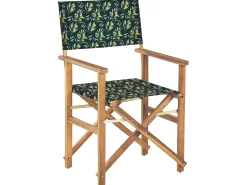 Best Beliani Set di 2 sedie da giardino CINE Legno d'acacia Verde scuro Verde Marrone