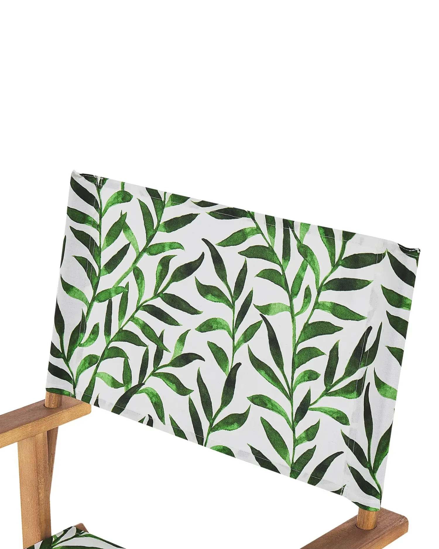 Beliani Set di 2 sedie da giardino CINE Legno d'acacia Grigio Verde Marrone