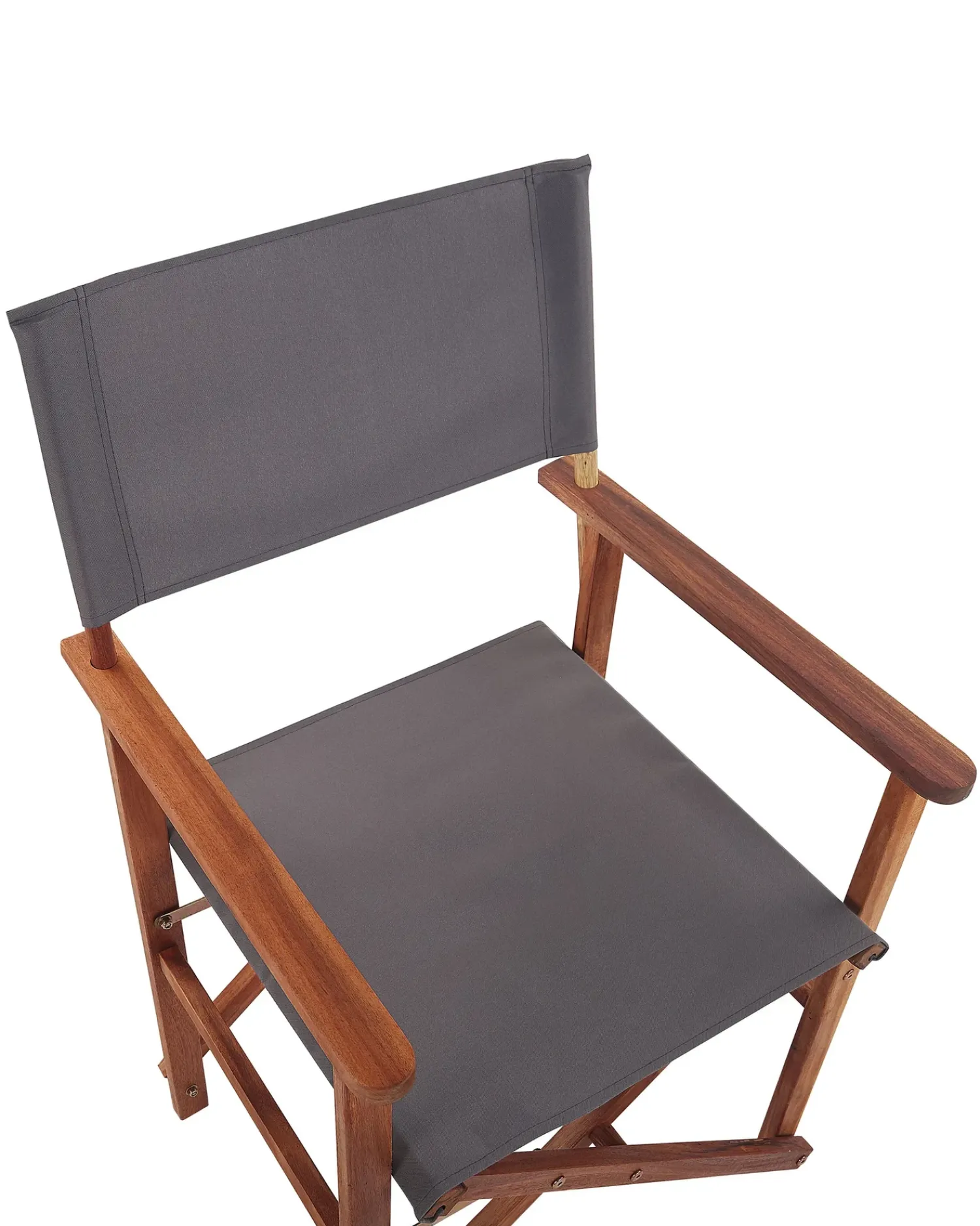 Discount Beliani Set di 2 sedie da giardino CINE Legno d'acacia Grigio Marrone Grigio