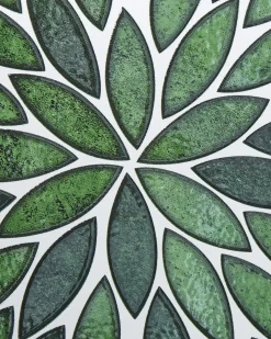 Beliani CIVATE Metallo Nero Verde Nero
