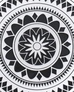 Best Beliani COMISO Pieghevole Metallo Nero/Bianco Bianco Nero