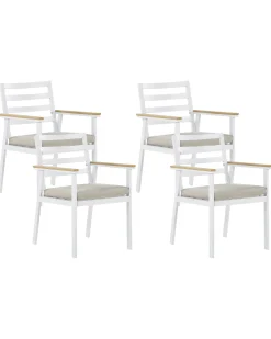 Best Beliani CAVOLI Metallo Beige Bianco Beige Marrone