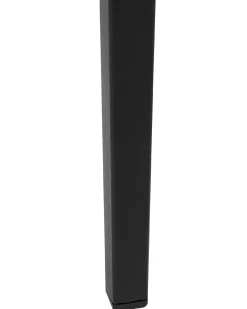 Hot Beliani TAVIANO Metallo Nero Grigio Marrone Nero