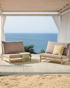 New Beliani TODI Bambù Tortora Beige Marrone