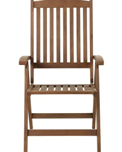 Outlet Beliani AMANTEA Legno d'acacia Blu Blu Marrone