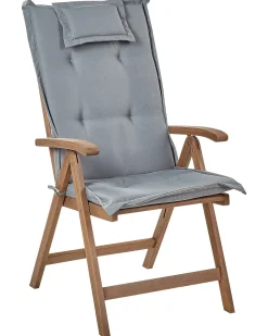 Hot Beliani AMANTEA Legno d'acacia Grigio Grigio Marrone