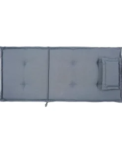 Best Beliani AMANTEA Legno d'acacia Blu Blu Marrone