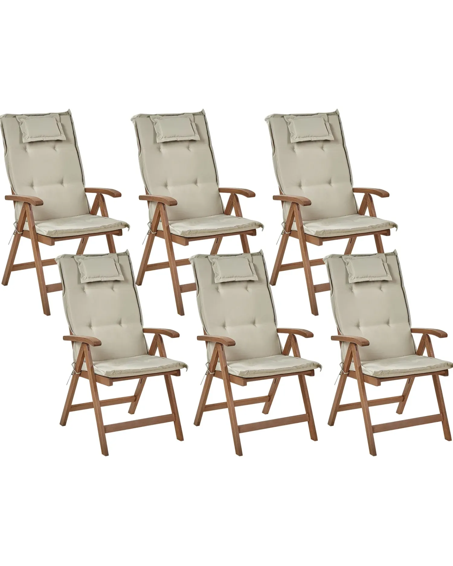 Sale Beliani AMANTEA Legno d'acacia Tortora Beige Marrone