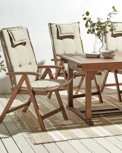 Sale Beliani AMANTEA Legno d'acacia Tortora Beige Marrone